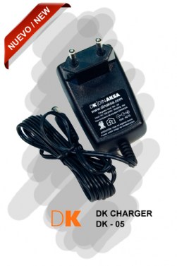 Cargador Original Dinaksa para baterías DK BAT, con sensor inteligente de carga